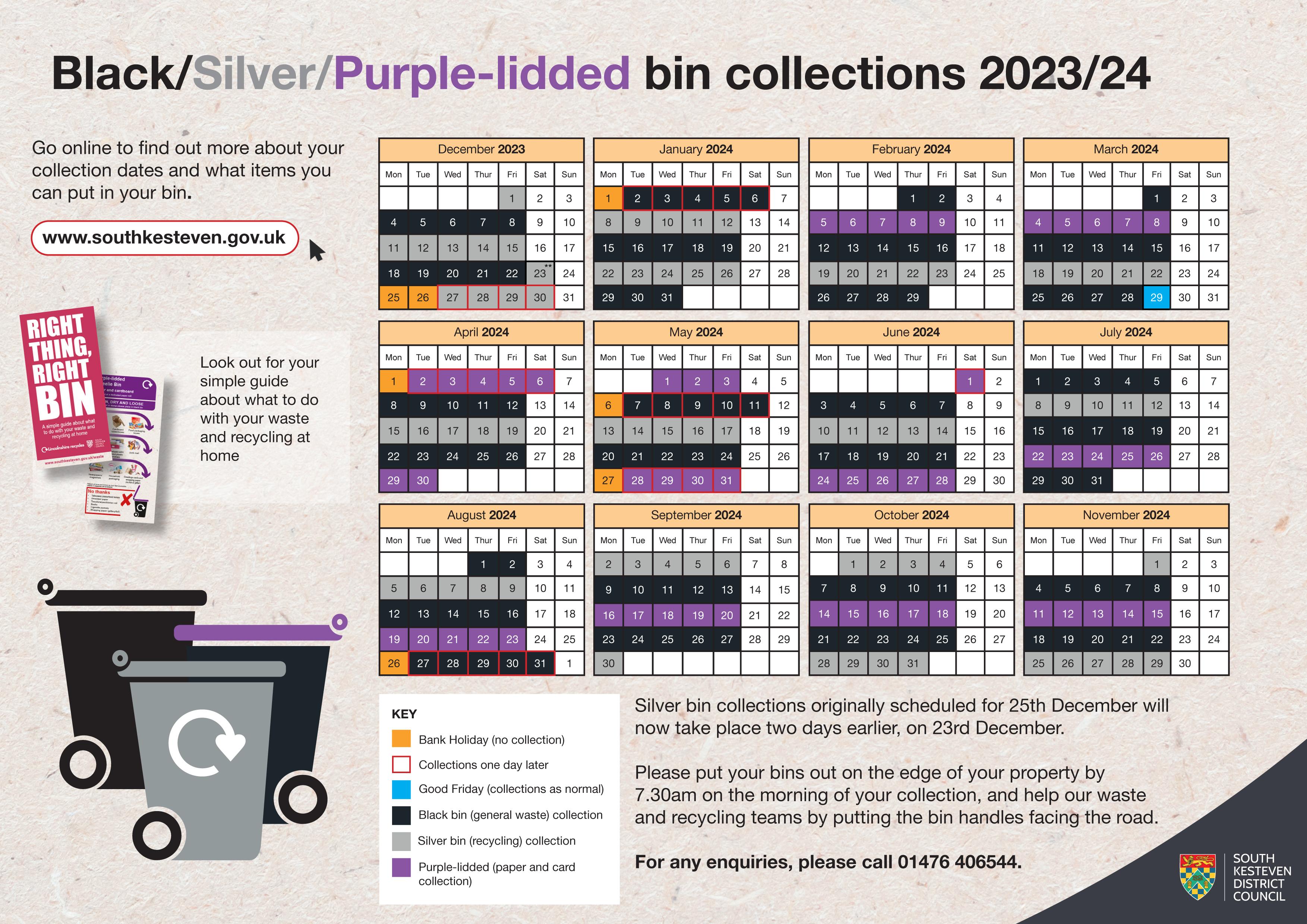 Bin collection date